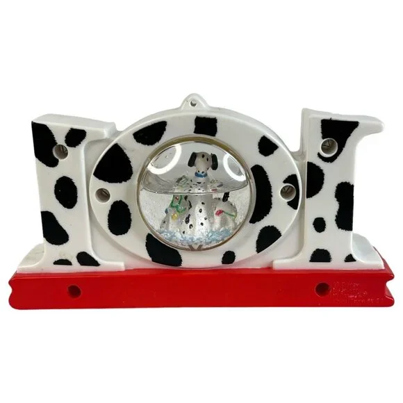 1996 McDonalds Disney 101 Dalmatians Christmas Ornaments Snow Globe Dome Vintage - Picture 5 of 12